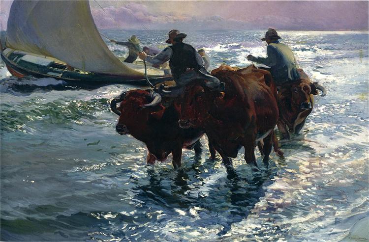 Toros En El Mar - 1903