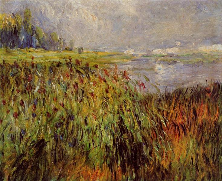 Reeds on the Banks of the Seine - 1874 