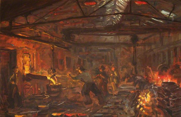 Iron Foundry Burmeister and Wain - 1885