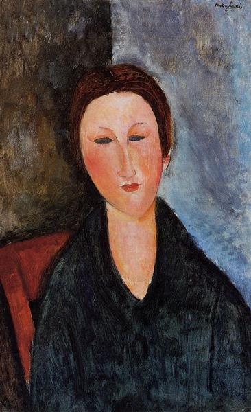 Bust af en ung kvinde (Mademoiselle Marthe) - 1917