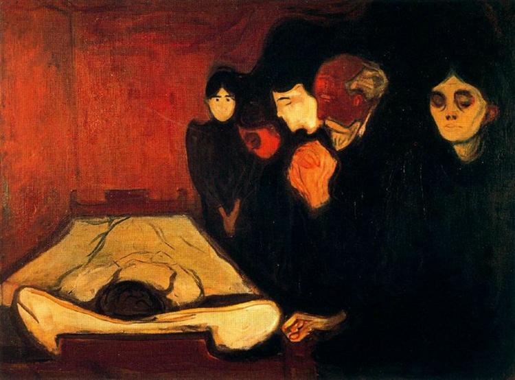 Junto Al Lecho De Muerte (Fiebre) - 1893