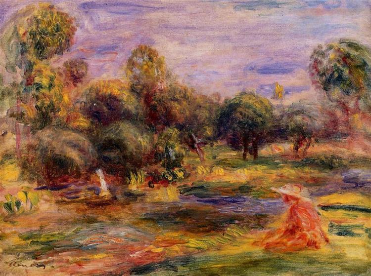 Cagnes Landschaft - 1908