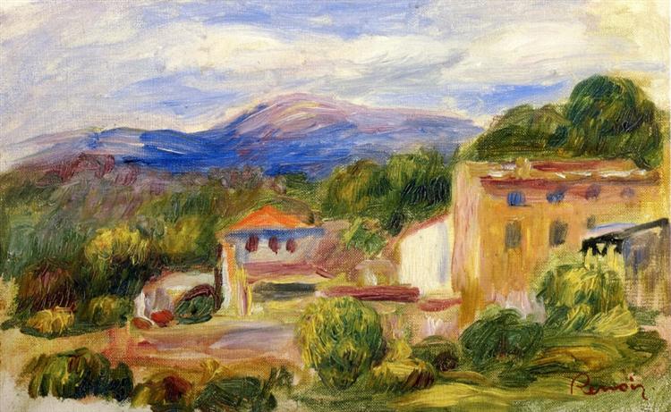 Landscape of Cagnes - 1910 