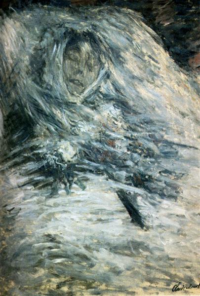 Camille Monet On His Deathbed - 1879