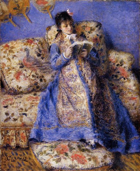 Reading by Camille Monet - 1872 