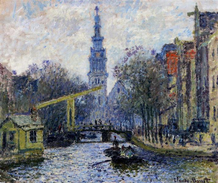 Canal de Amsterdã - 1874