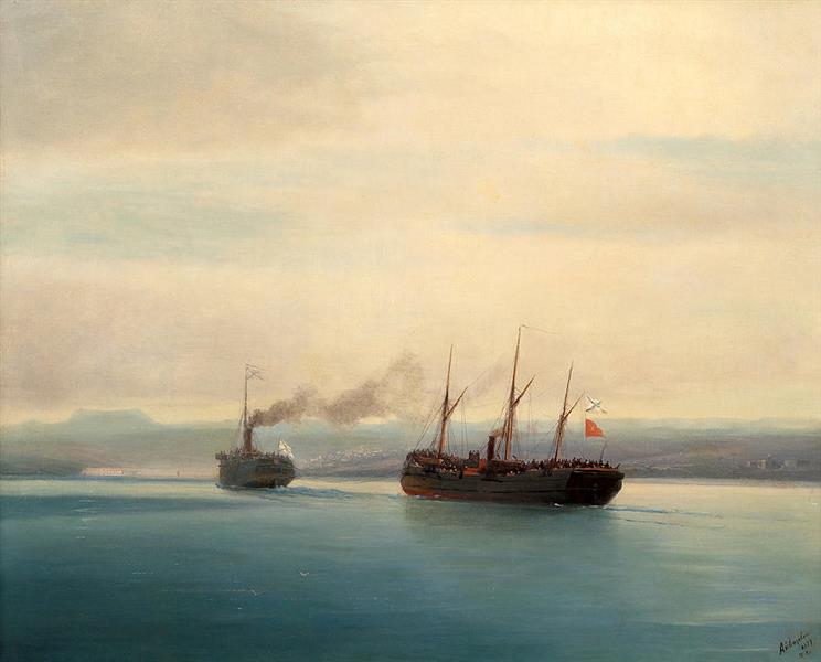 Capture of the Turkish Mersina ship