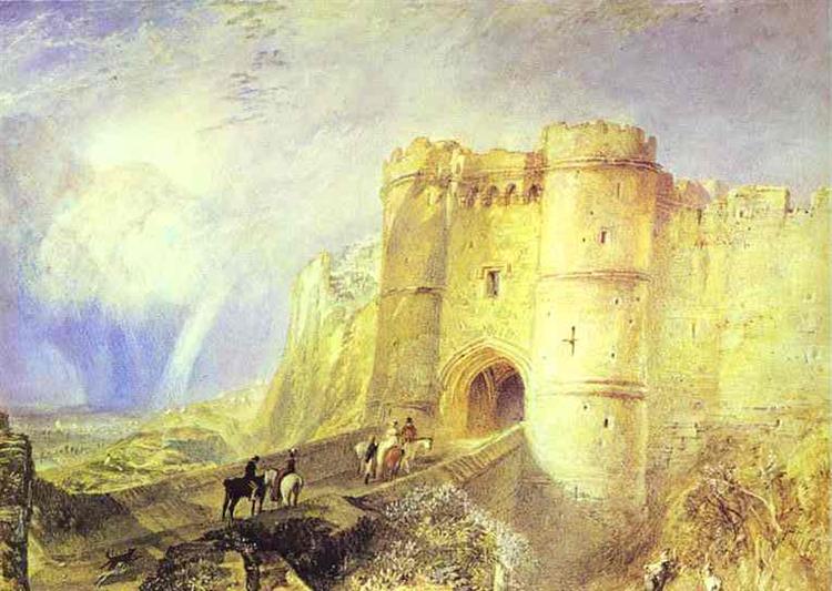 Carisbrook Castle - Isle of Wight - 1828