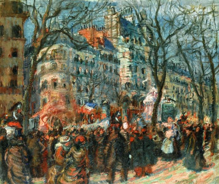 Carnaval sur les grands boulevards - 1903