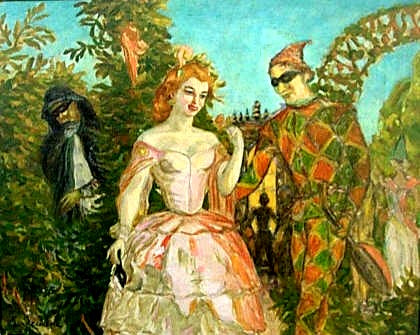 Escena De Carnaval - 1920