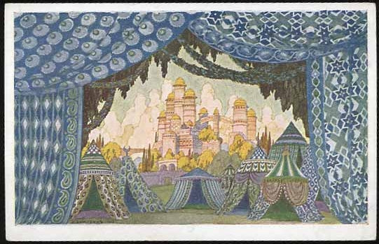 Castillo De Naina. Bocetos De Escenografía Para "Ruslan Y Ludmilla" De Mikhail Glinka. - 1900