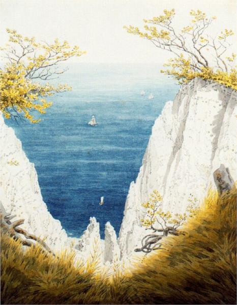 Chalk Cliffs in Rügen - 1826