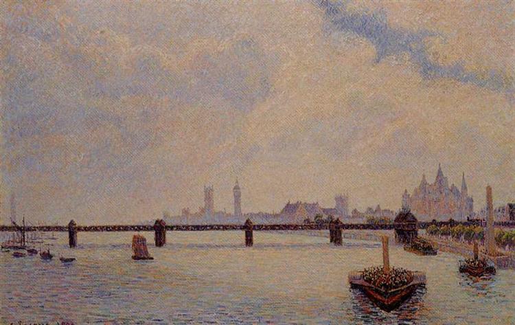 Charing Cross Bridge - Lontoo - 1890