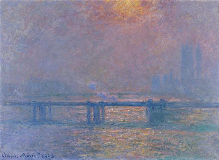 Charing Cross Bridge - The Thames - 1903