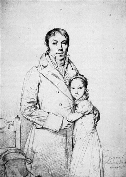 Charles Hayard and his daughter Marguerite - 1815