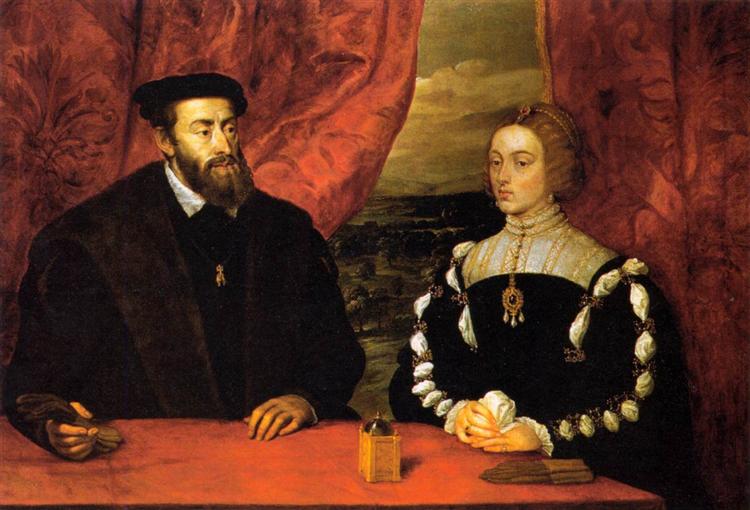 Charles V and the Empress Elizabeth - 1628