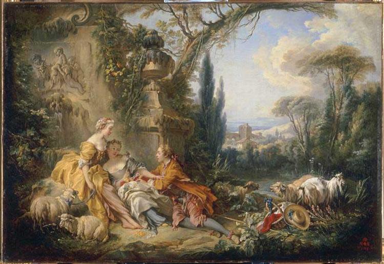 The charms of life in the field - 1737