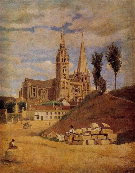 Cattedrale di Chartres - 1830