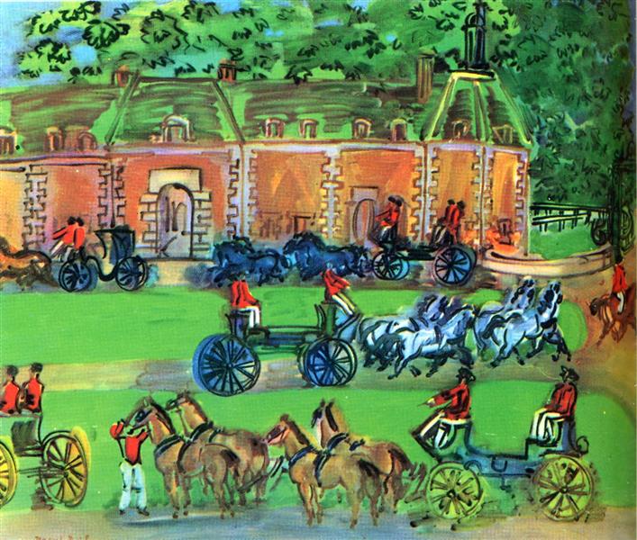 Castelo e cavalos - 1930