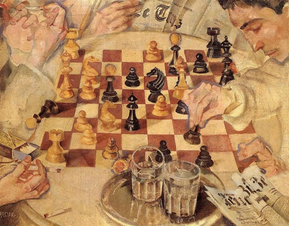 Joueur d'échecs - 1916