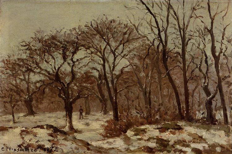 Chestnut Orchard in Winter - 1872