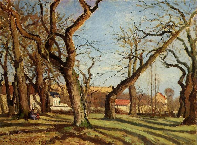 Chestnut Trees In Louveciennes - 1872