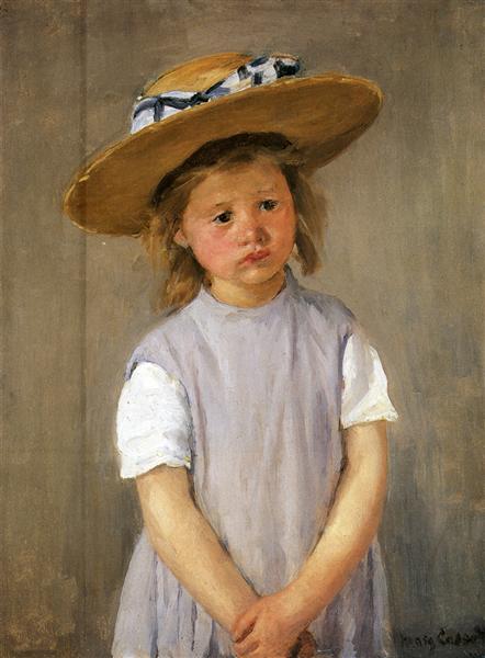 Menino com Chapéu de Palha - 1886