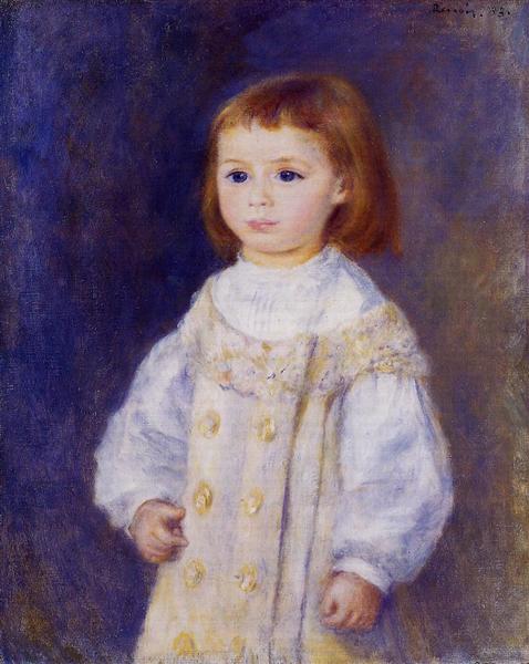 Enfant à robe blanche (Lucie Berard) - 1883