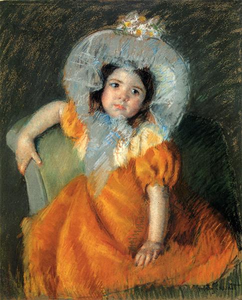 Enfant à robe orange - 1902