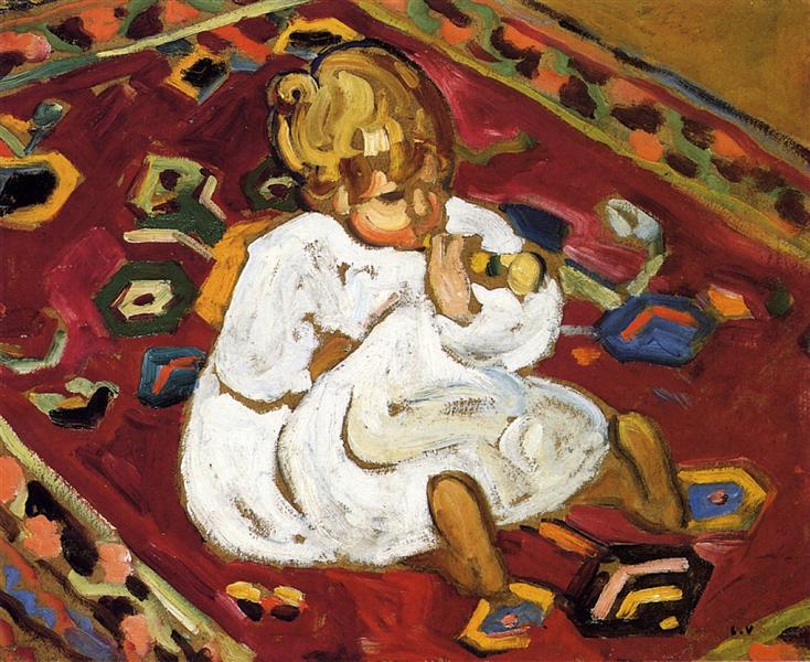 Enfant avec trompette - 1910