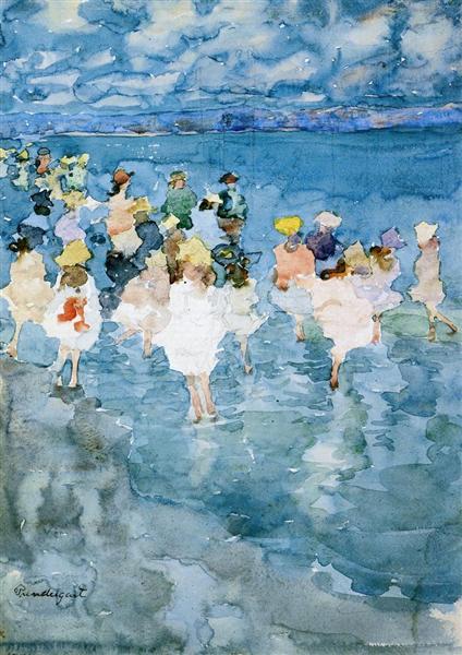 Enfants sur la plage - 1897