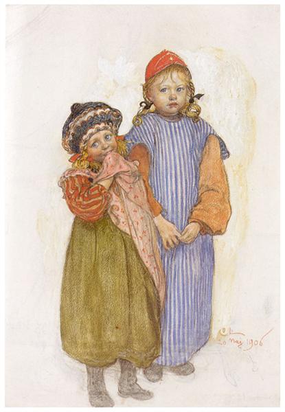 The children of the carpenter Helberg - 1906