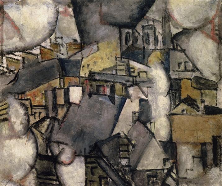 Chimneys in the roofs - 1911