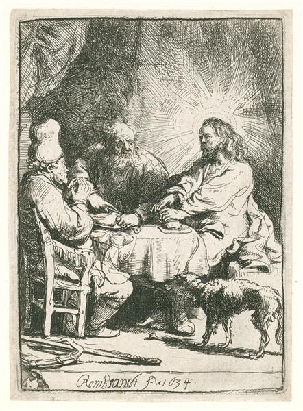 Christ at Emmaus - 1634