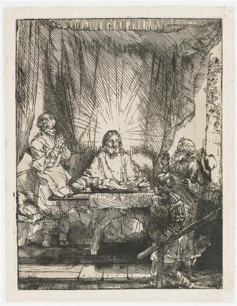 Christ at Emmaus - 1654