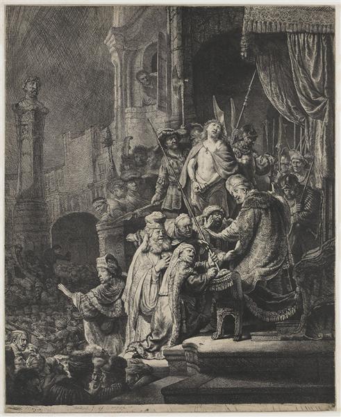 Christ avant Pilate - 1636