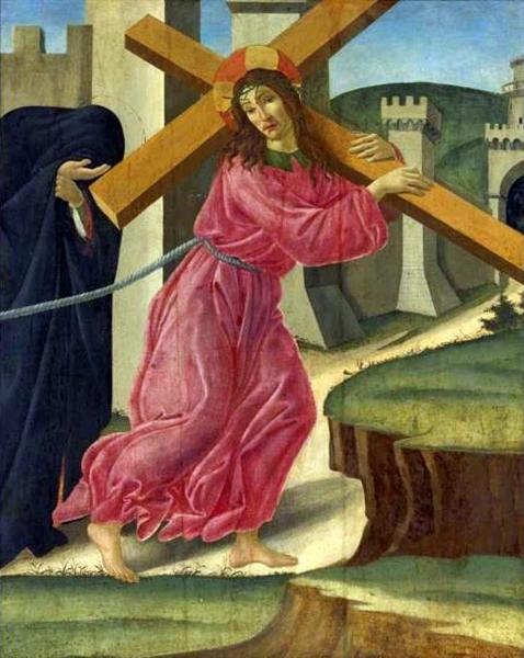 Christ loading the cross - 1490