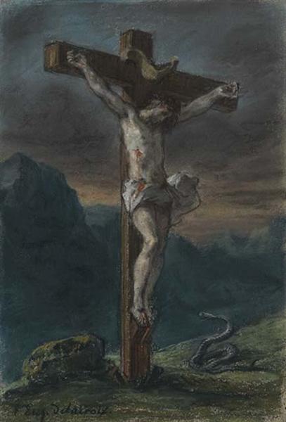 Christ sur la croix - 1856