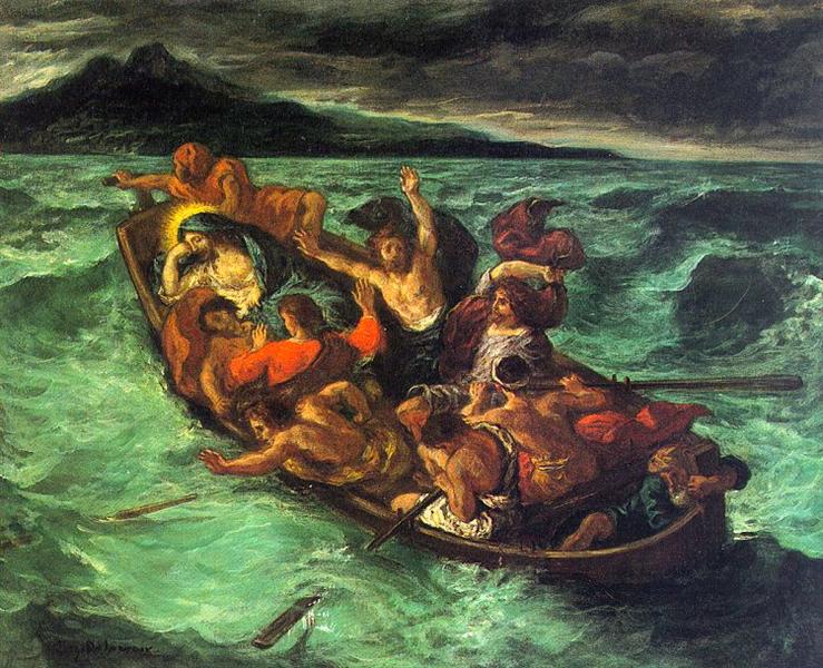 Chrystus in Lake Genezaret - 1854