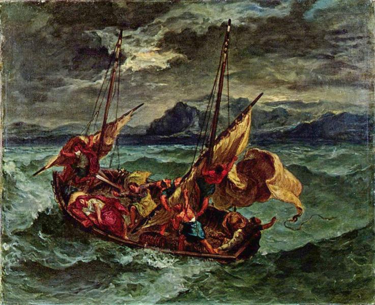 Christ dans la mer de Galilée - 1854