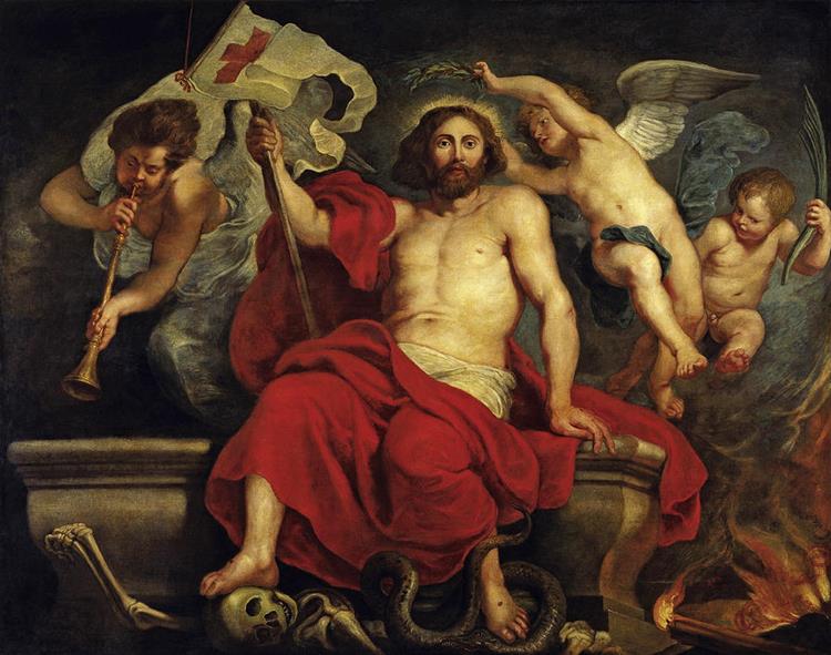 Christ triumphant about sin and death