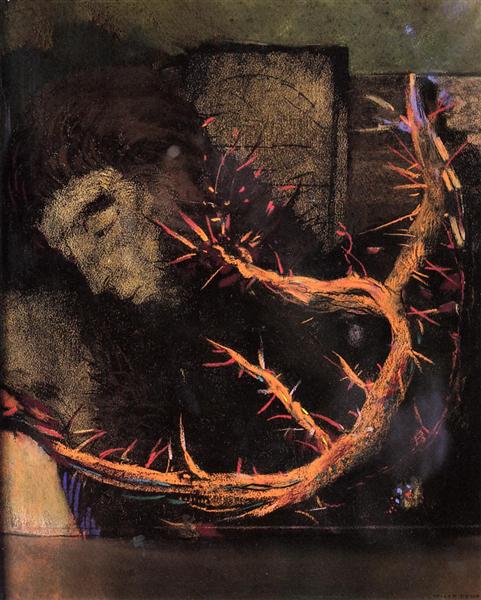 Christ avec épines rouges - 1897