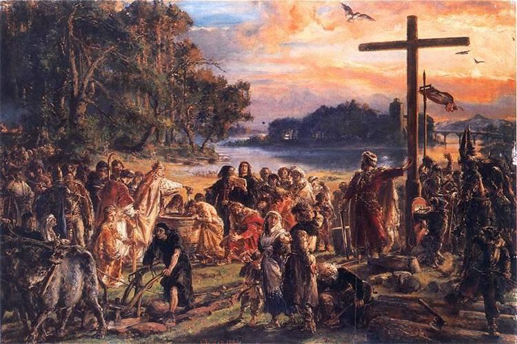 Cristianisation en Pologne 965 - 1889 A.D.