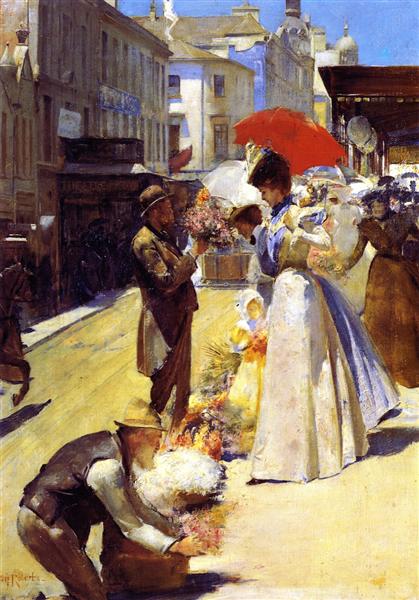 Noël et belles fleurs de Noël - 1899