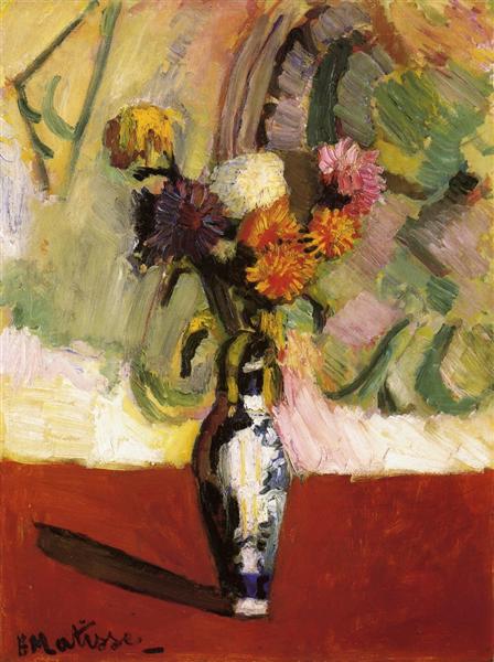 Chrysanthemums in a Chinese Vase 1902 