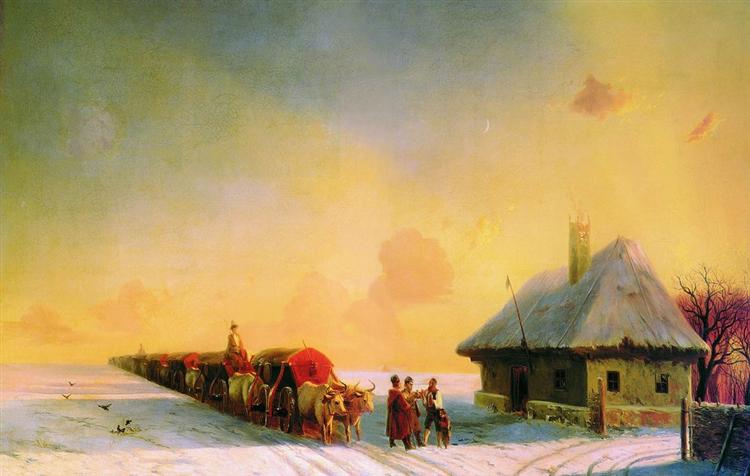 Chumaks in Little Russland - 1880