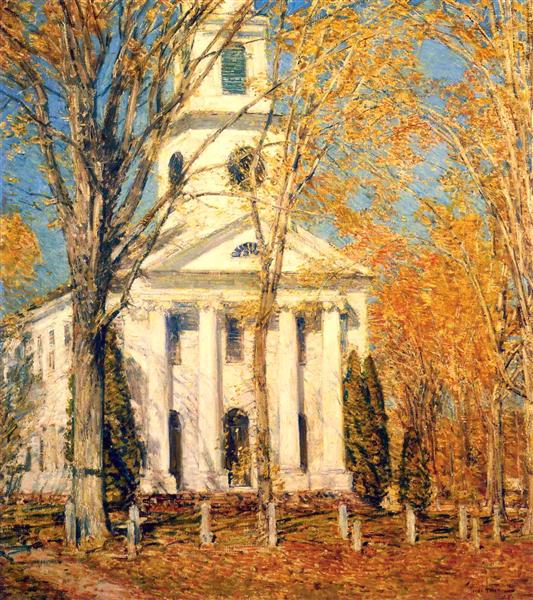 Church in Old Lyme - 1905