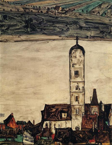 Church in Stein i Donau - 1913