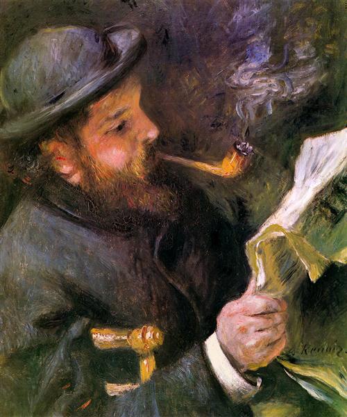 Claude Monet Reading - 1872