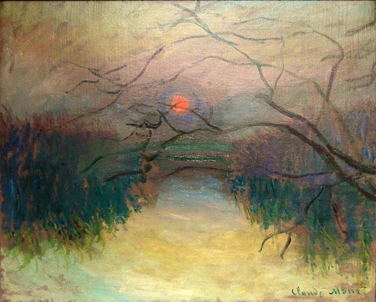 Sonnenuntergang - 1880